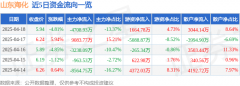 山东海化（000822）4月18日从力资金净卖出470893万